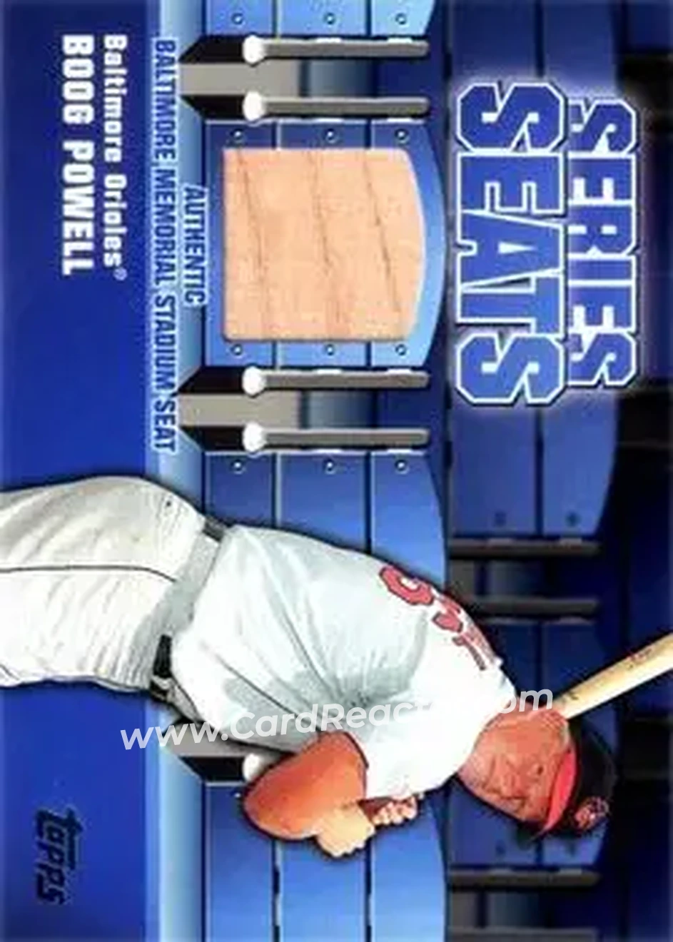 2004 Topps - Series Seats Relics #SSSR-BP - John Powell - Baltimore Orioles - Front