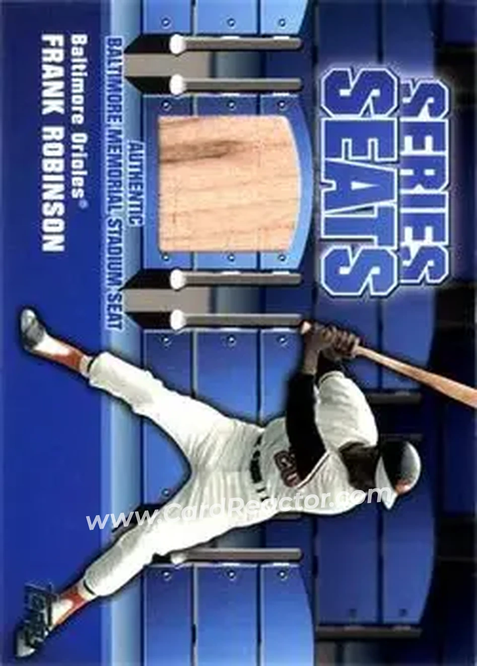 2004 Topps - Series Seats Relics #SSSR-FR - Frank Robinson - Baltimore Orioles - Front