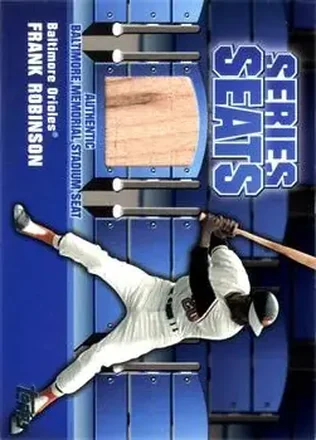 2004 Topps #SSSR-FR Series Seats Relics Frank Robinson