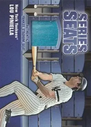 2004 Topps #SSSR-LP Series Seats Relics Lou Piniella