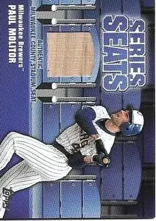 2004 Topps - Series Seats Relics #SSSR-PM - Paul Molitor - Milwaukee Brewers