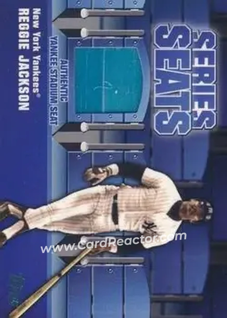 2004 Topps - Series Seats Relics #SSSR-RJ - Reggie Jackson (b.1946 OF) - New York Yankees - Front