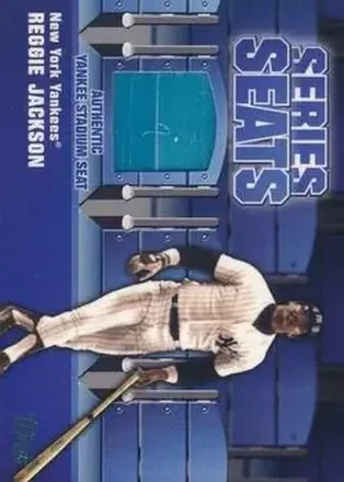 2004 Topps - Series Seats Relics #SSSR-RJ - Reggie Jackson (b.1946 OF) - New York Yankees