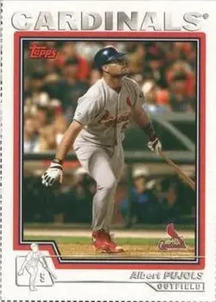 2004 Topps - Wax Box Bottom Panels Singles #40 - Albert Pujols - St. Louis Cardinals