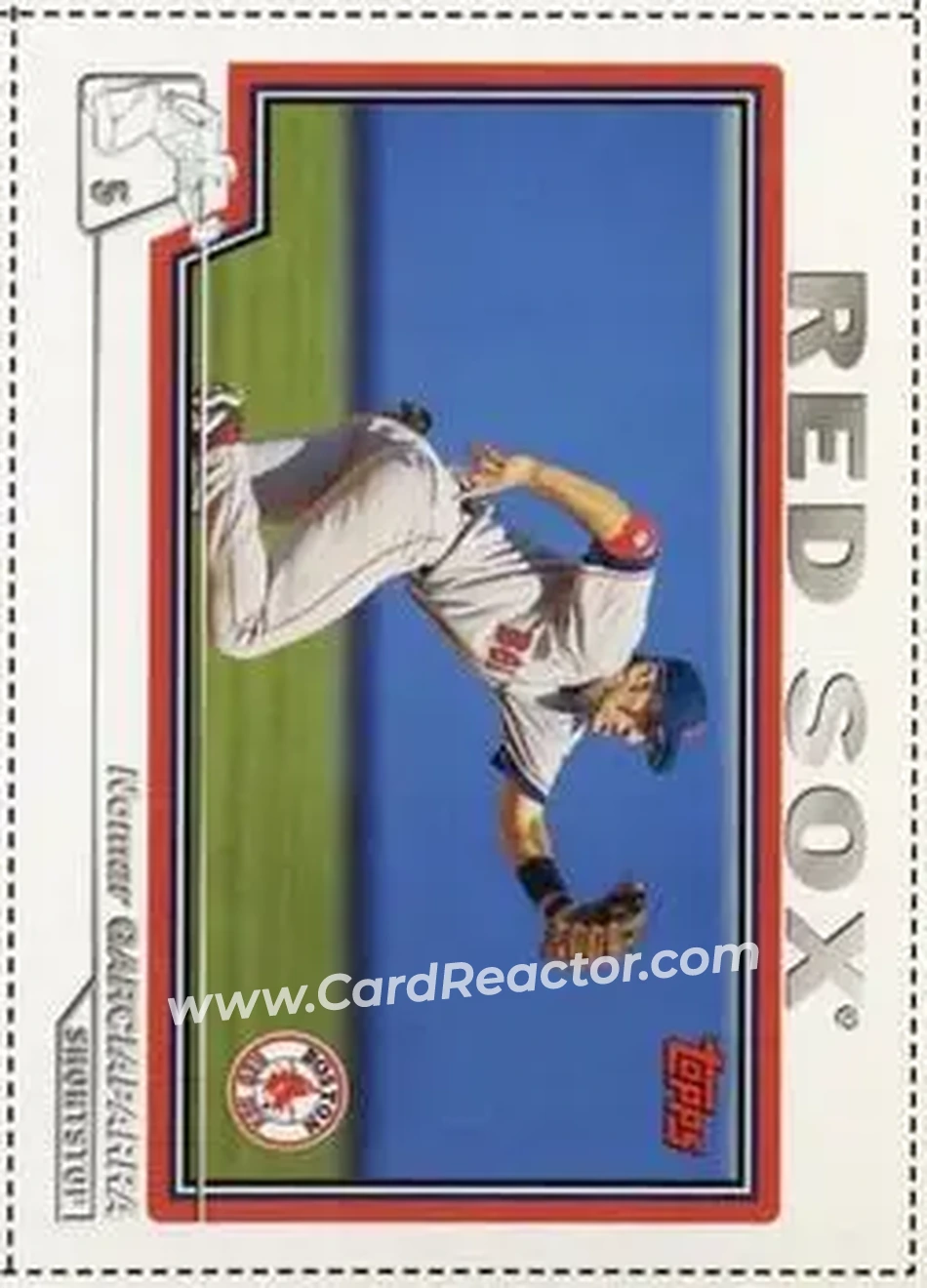 2004 Topps - Wax Box Bottom Panels Singles #200 - Nomar Garciaparra - Boston Red Sox - Front