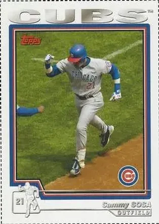 2004 Topps - Wax Box Bottom Panels Singles #368 - Sammy Sosa - Chicago Cubs