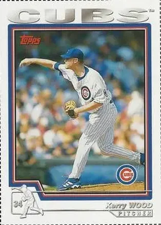 2004 Topps - Wax Box Bottom Panels Singles #590 - Kerry Wood - Chicago Cubs