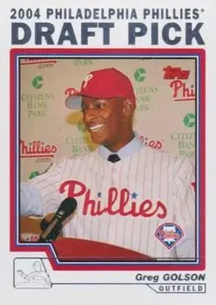 2004 Topps - Draft Picks #3 - Greg Golson - Philadelphia Phillies