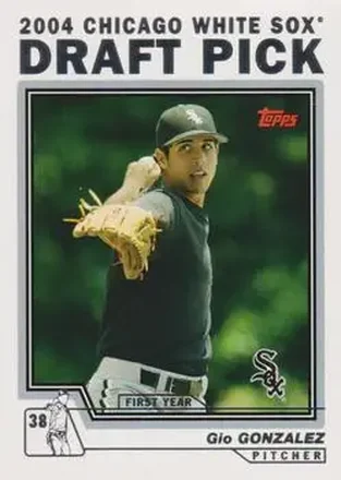 2004 Topps - Draft Picks #8 - Gio Gonzalez - Chicago White Sox