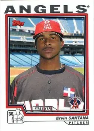 2004 Topps #3 First Year Players Ervin Santana