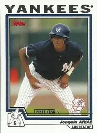 2004 Topps #9 First Year Players Joaquin Arias