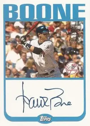 2004 Topps - Autographs #TA-AB - Aaron Boone - New York Yankees