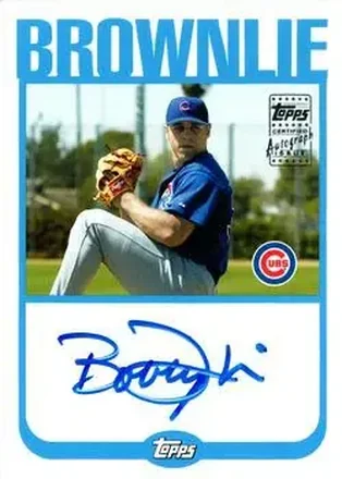 2004 Topps #TA-BB Autographs Bobby Brownlie