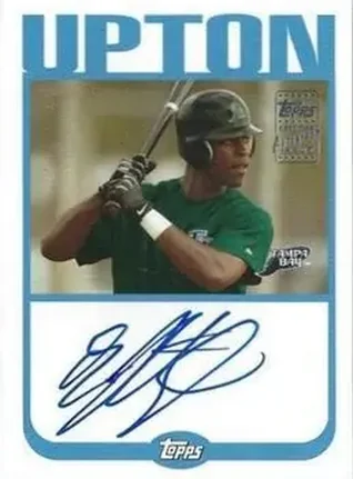 2004 Topps #TA-BU Autographs B.J. Upton