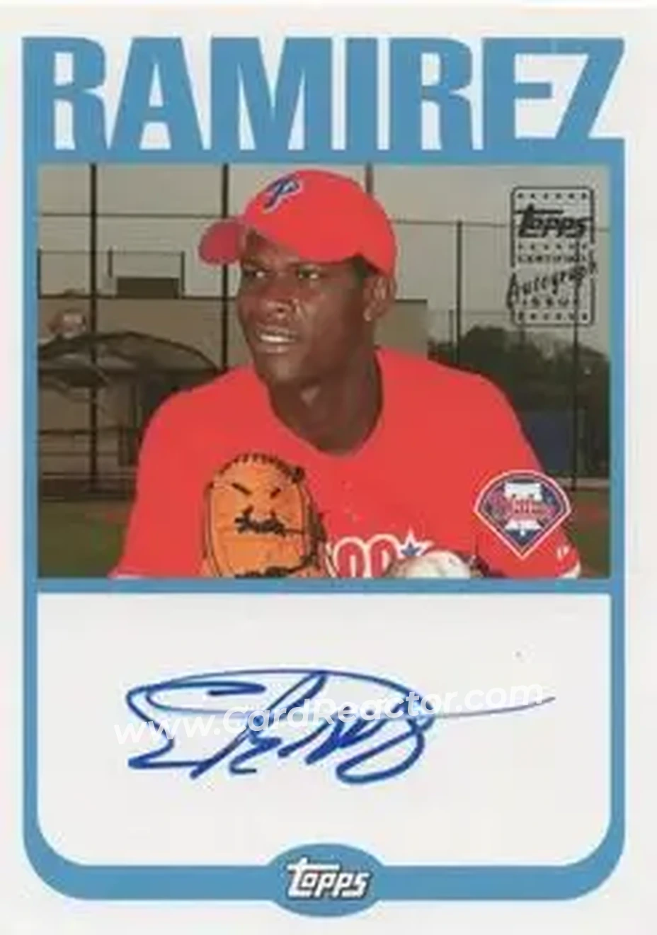 2004 Topps - Autographs #TA-ER - Elizardo Ramirez - Philadelphia Phillies - Front