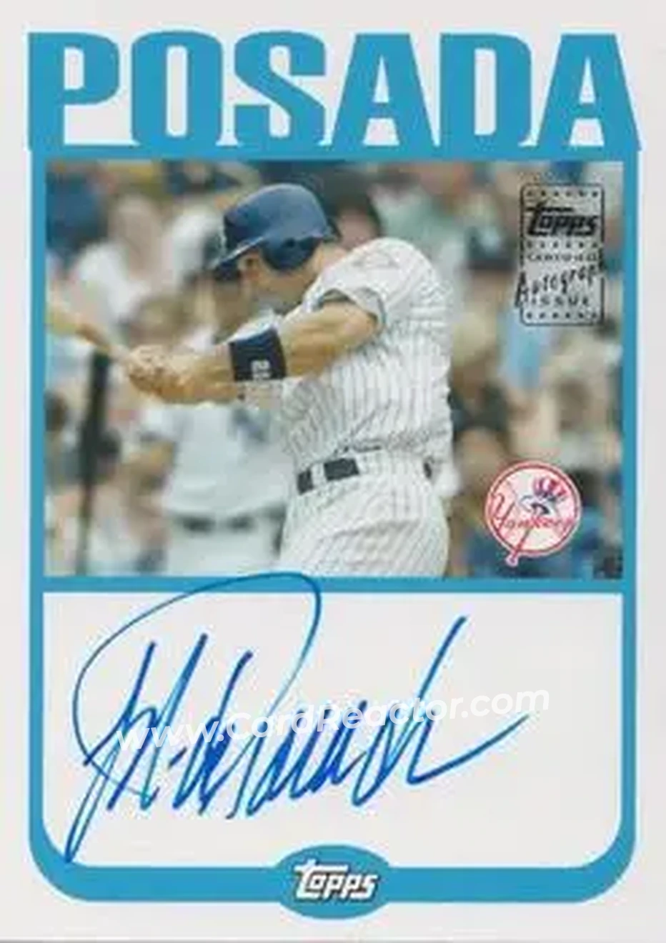 2004 Topps - Autographs #TA-JP - Jorge Posada - New York Yankees - Front