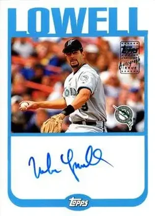 2004 Topps - Autographs #TA-ML - Mike Lowell - Florida Marlins