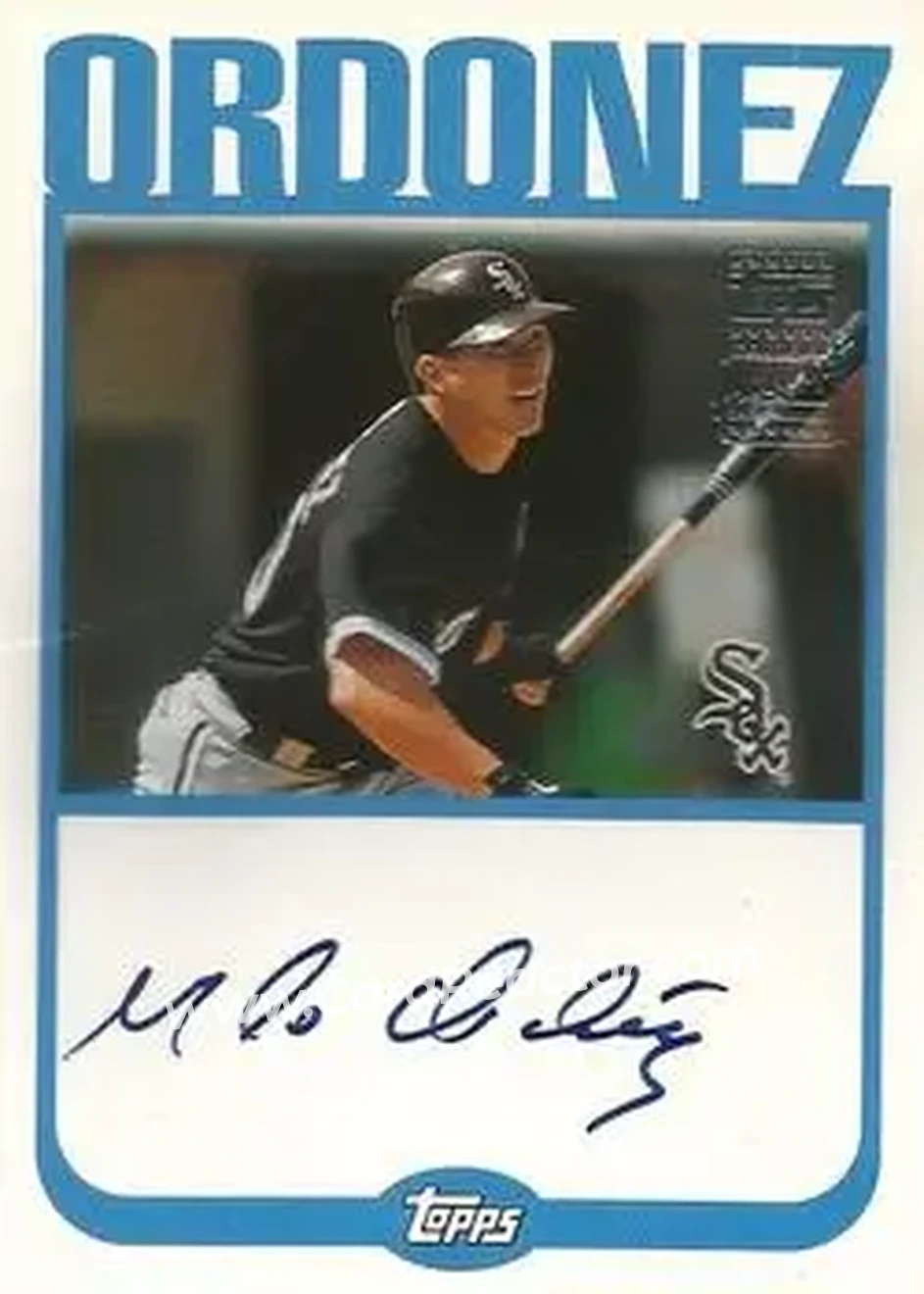2004 Topps - Autographs #TA-MO - Magglio Ordonez - Chicago White Sox - Front 2004 Topps - Autographs #TA-MO - Magglio Ordonez - Chicago White Sox - Front