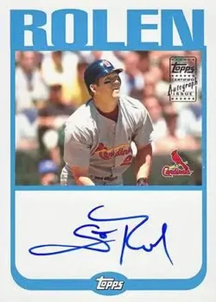 2004 Topps - Autographs #TA-SR - Scott Rolen - St. Louis Cardinals