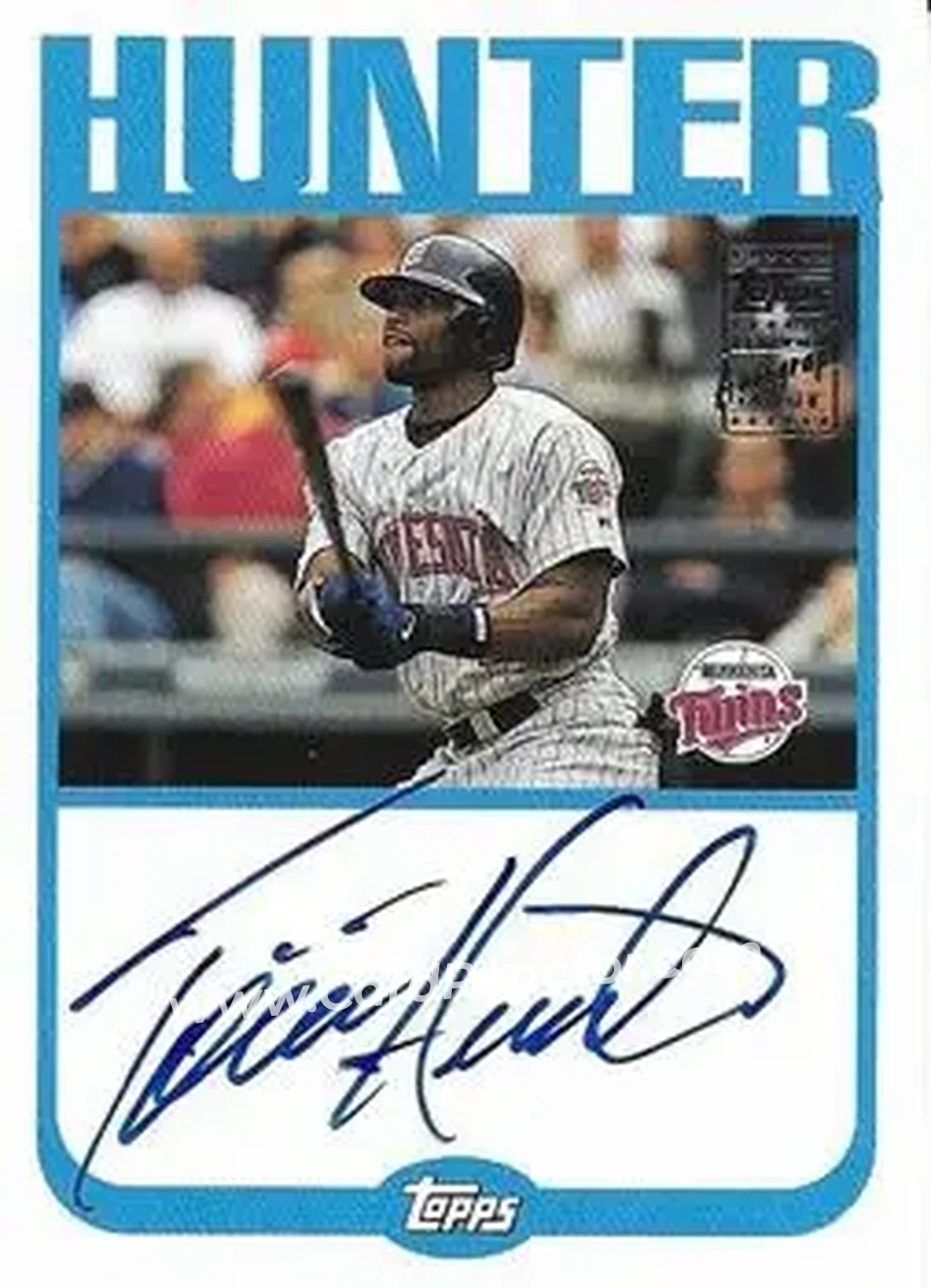 2004 Topps - Autographs #TA-TH - Torii Hunter - Minnesota Twins - Front 2004 Topps - Autographs #TA-TH - Torii Hunter - Minnesota Twins - Front