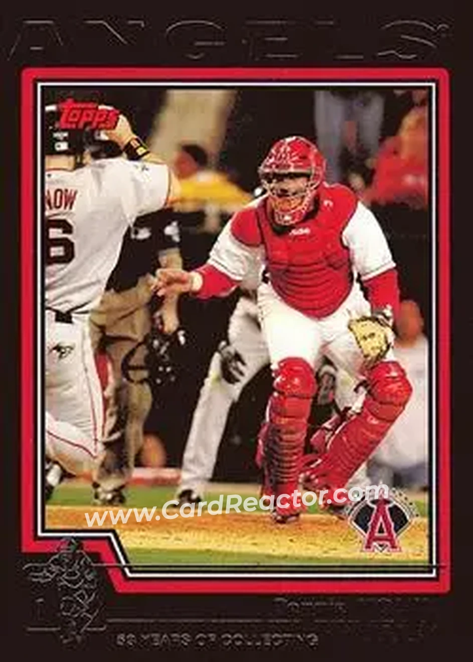 2004 Topps - Black #12 - Bengie Molina - Anaheim Angels - Front