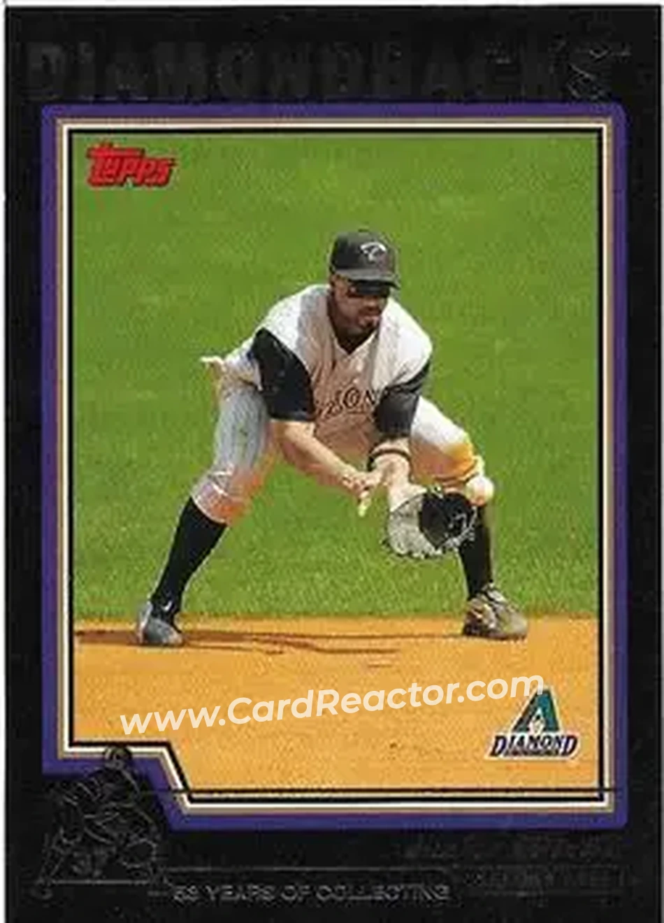 2004 Topps - Black #14 - Junior Spivey - Arizona Diamondbacks - Front 2004 Topps - Black #14 - Junior Spivey - Arizona Diamondbacks - Front