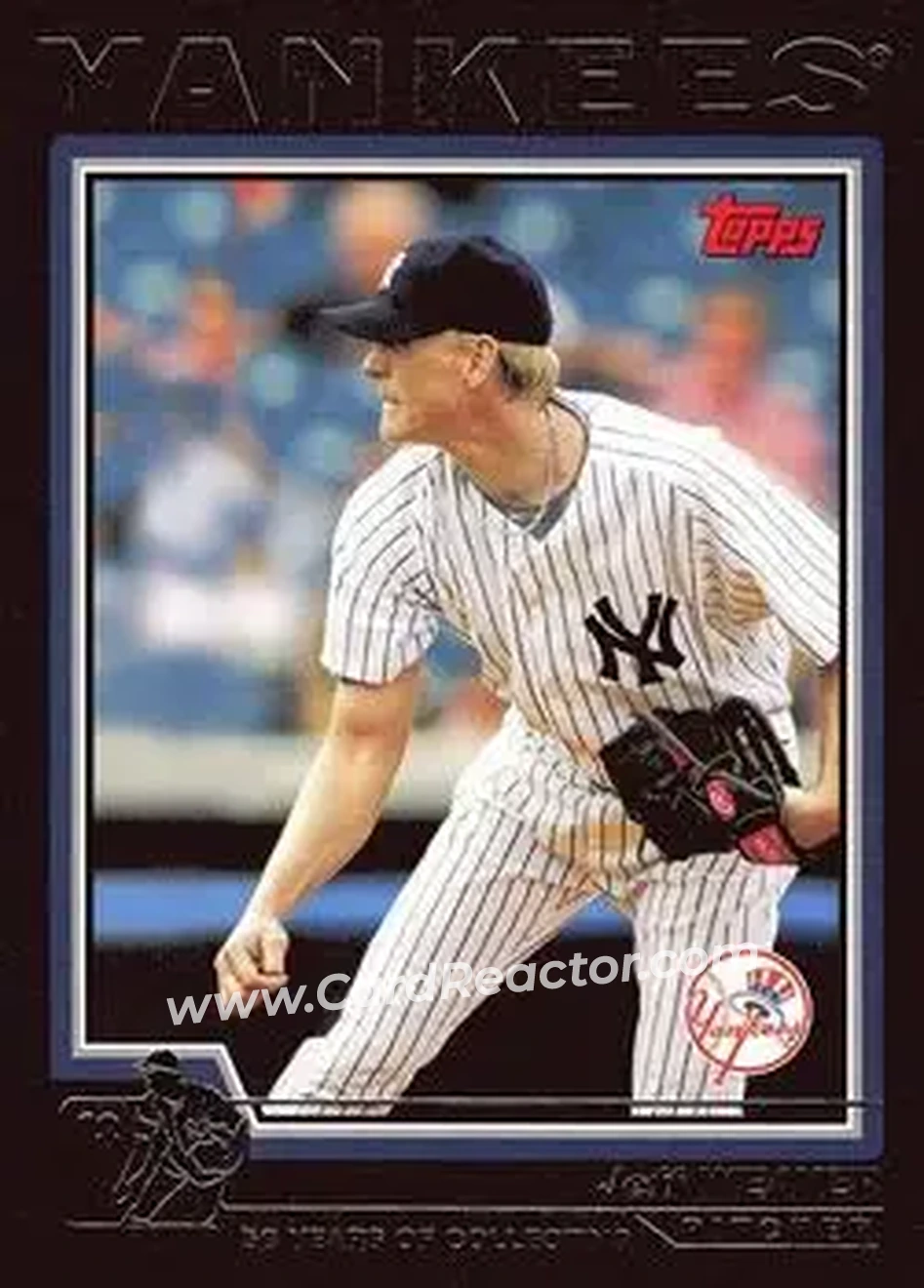 2004 Topps - Black #33 - Jeff Weaver - New York Yankees - Front
