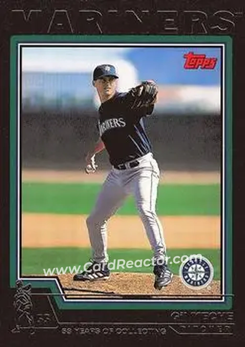 2004 Topps - Black #39 - Gil Meche - Seattle Mariners - Front