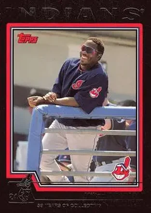 2004 Topps - Black #52 - Milton Bradley - Cleveland Indians