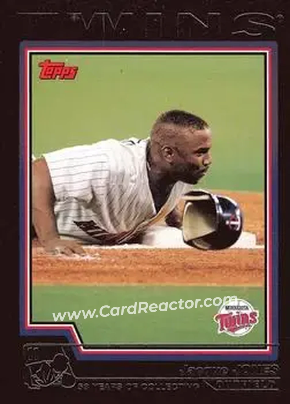 2004 Topps - Black #60 - Jacque Jones - Minnesota Twins - Front 2004 Topps - Black #60 - Jacque Jones - Minnesota Twins - Front
