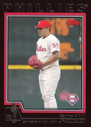 2004 Topps - Black #68 - Carlos Silva - Philadelphia Phillies