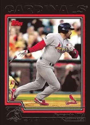 2004 Topps - Black #73 - Fernando Vina - St. Louis Cardinals