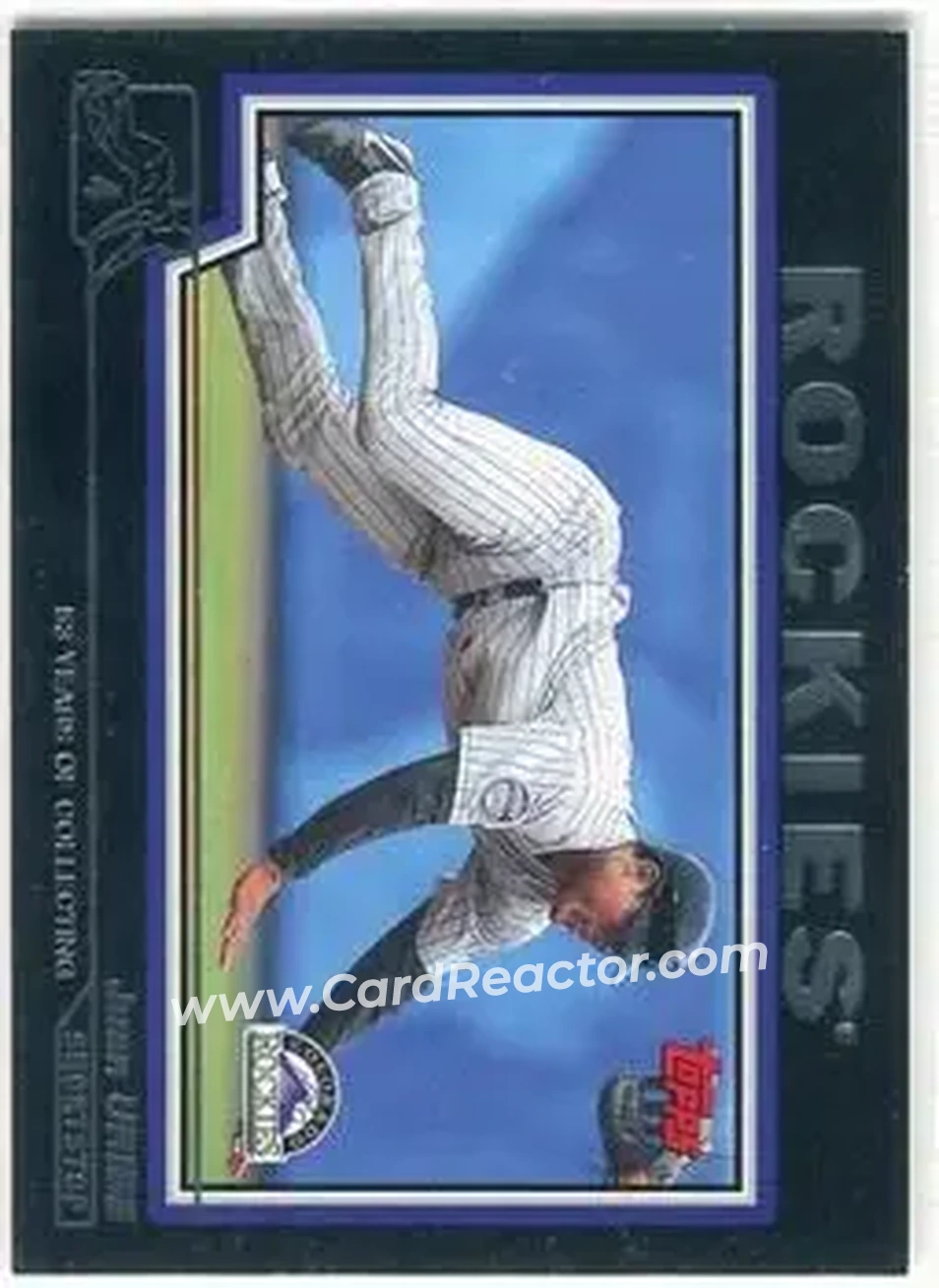 2004 Topps - Black #87 - Juan Uribe - Colorado Rockies - Front