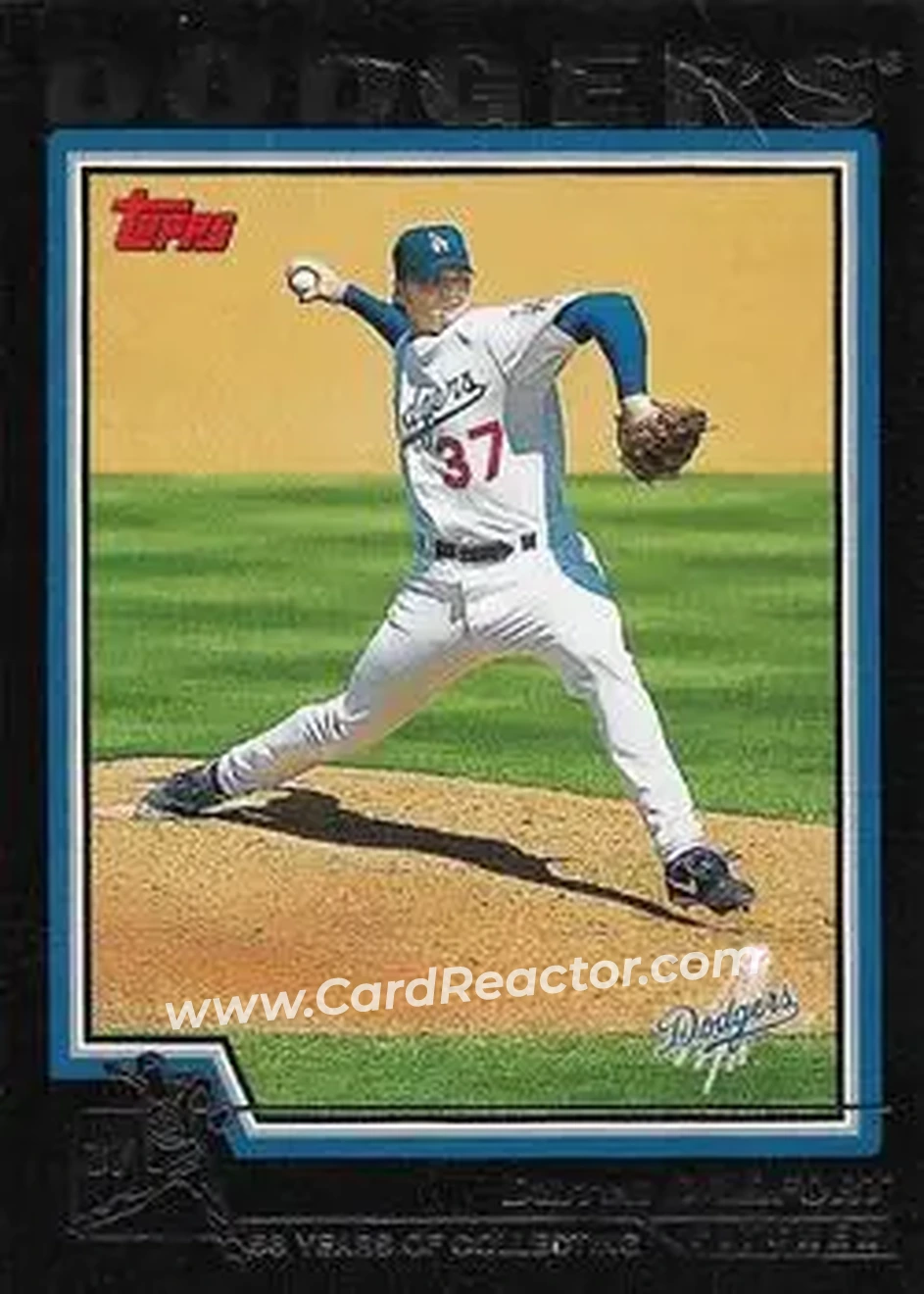 2004 Topps - Black #95 - Darren Dreifort - Los Angeles Dodgers - Front