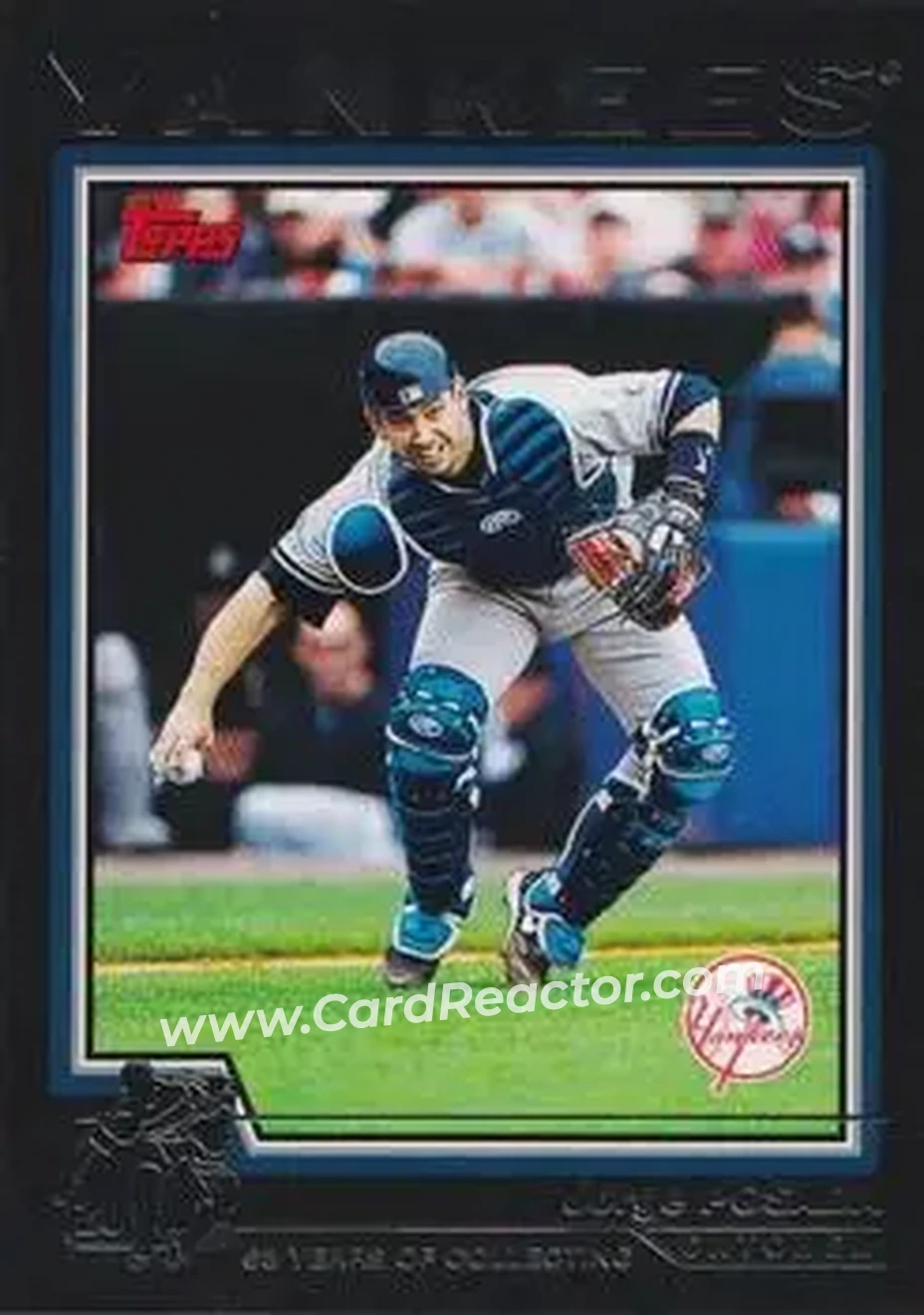 2004 Topps - Black #98 - Jorge Posada - New York Yankees - Front 2004 Topps - Black #98 - Jorge Posada - New York Yankees - Front