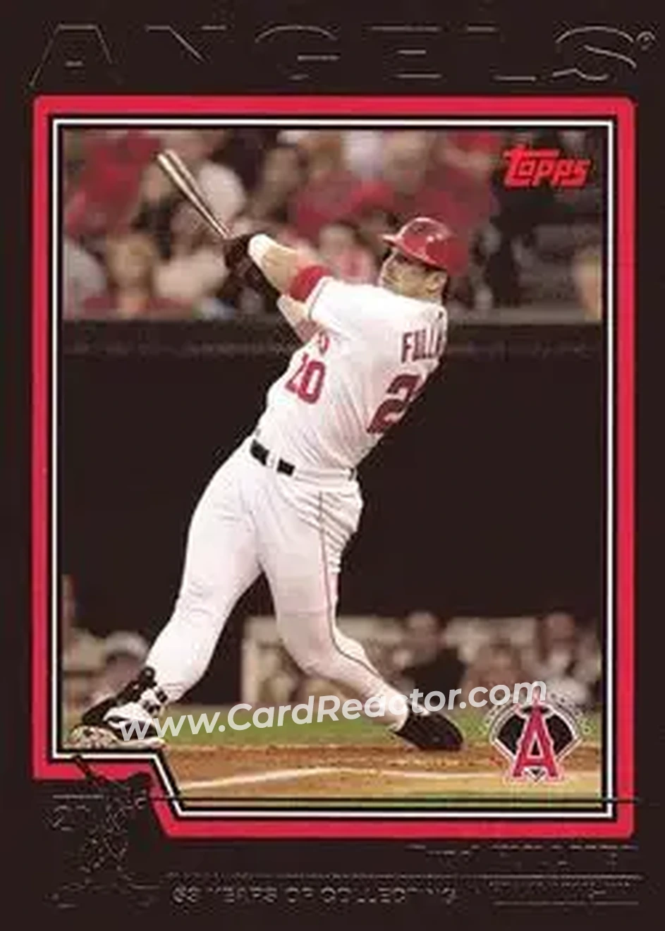 2004 Topps - Black #103 - Brad Fullmer - Anaheim Angels - Front