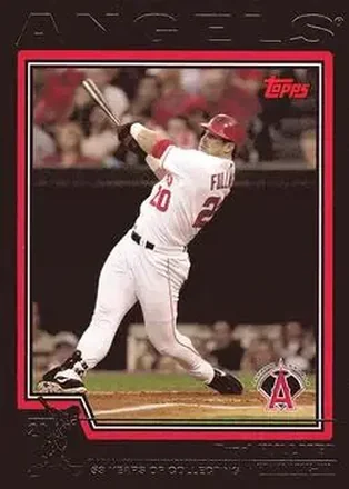 2004 Topps - Black #103 - Brad Fullmer - Anaheim Angels