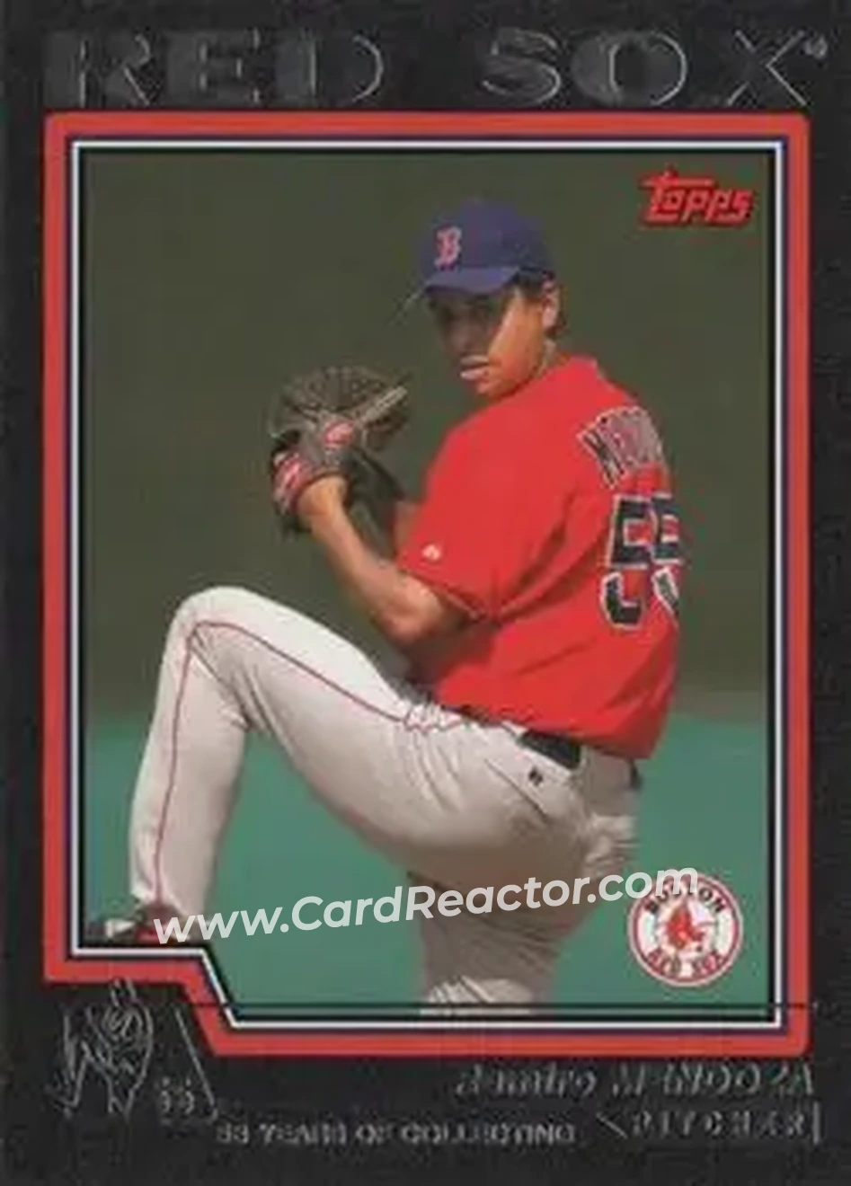 2004 Topps - Black #106 - Ramiro Mendoza - Boston Red Sox - Front