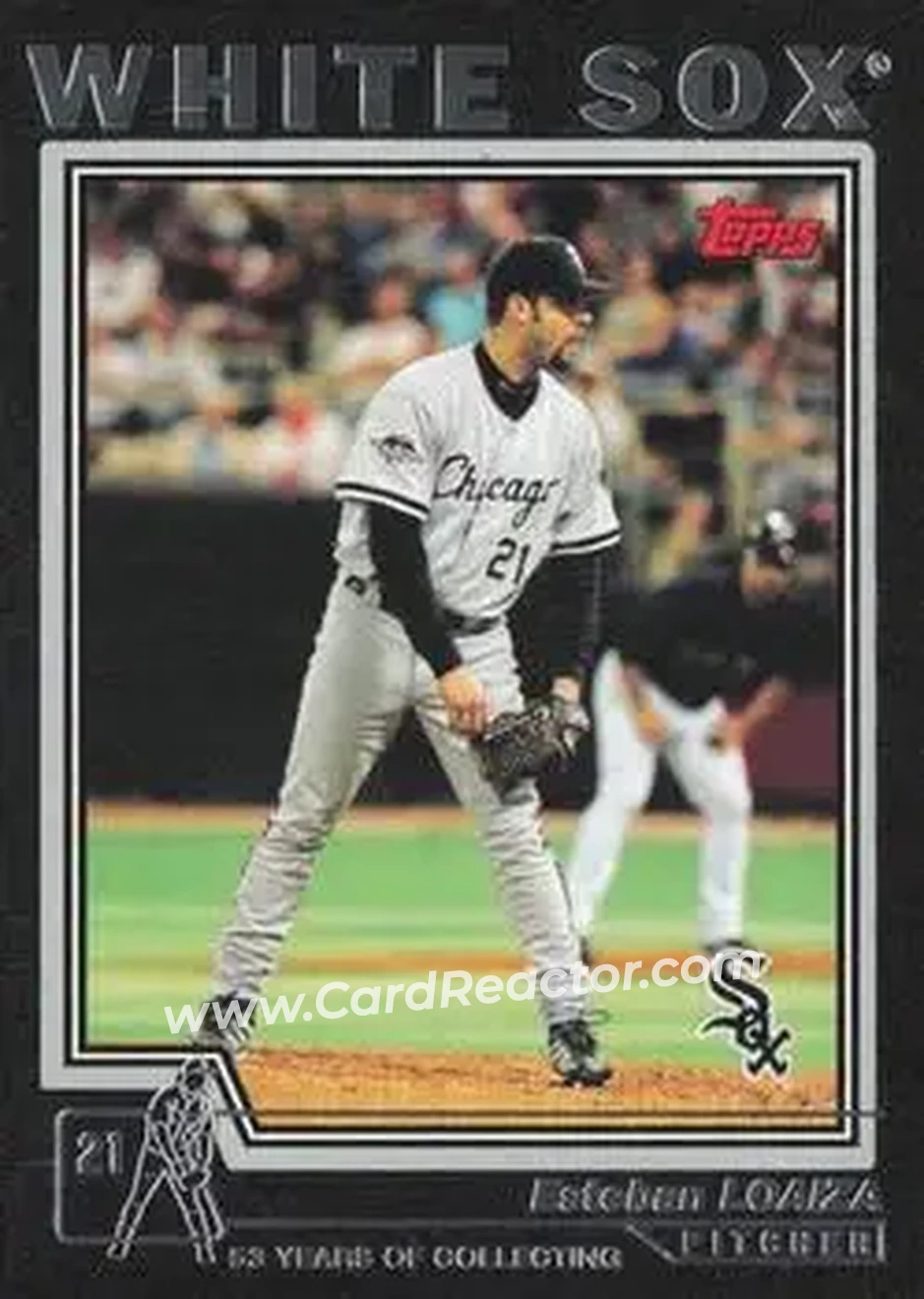 2004 Topps - Black #108 - Esteban Loaiza - Chicago White Sox - Front