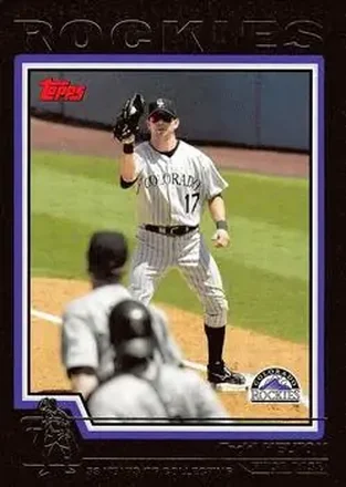2004 Topps - Black #110 - Todd Helton - Colorado Rockies