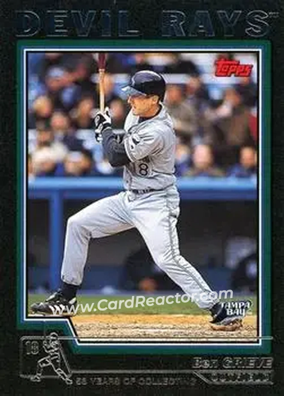 2004 Topps - Black #121 - Ben Grieve - Tampa Bay Devil Rays - Front