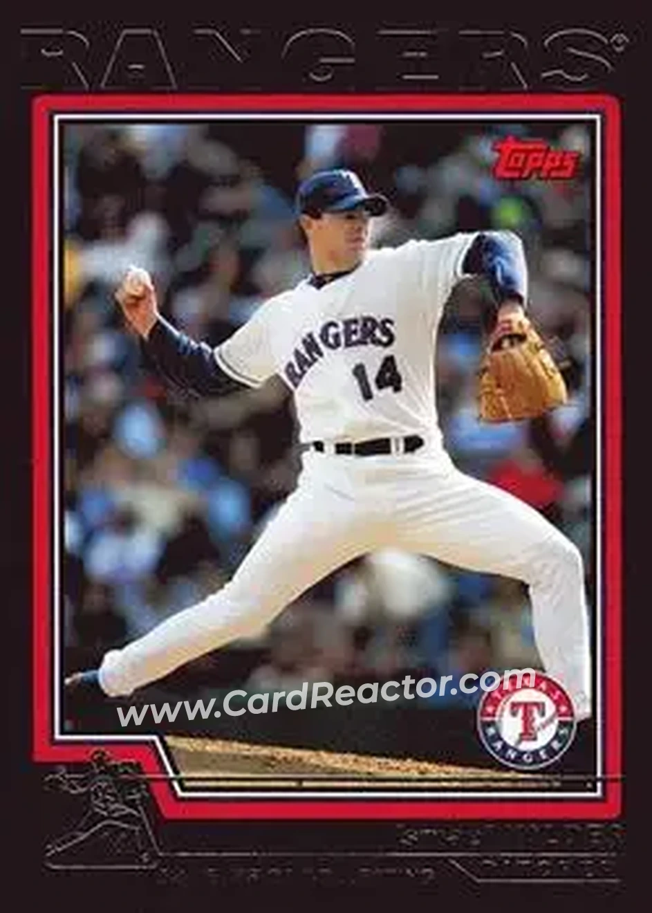 2004 Topps - Black #123 - Ismael Valdez - Texas Rangers - Front 2004 Topps - Black #123 - Ismael Valdez - Texas Rangers - Front
