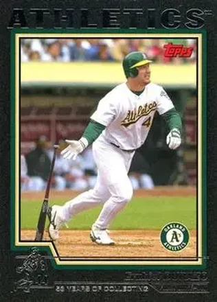 2004 Topps - Black #151 - Erubiel Durazo - Oakland Athletics