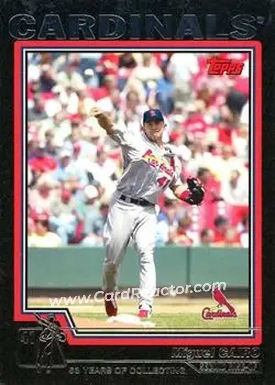 2004 Topps - Black #157 - Miguel Cairo - St. Louis Cardinals - Front 2004 Topps - Black #157 - Miguel Cairo - St. Louis Cardinals - Front