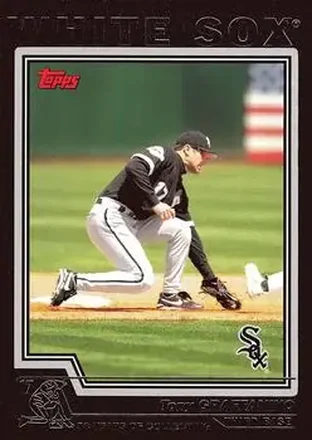2004 Topps - Black #166 - Tony Graffanino - Chicago White Sox