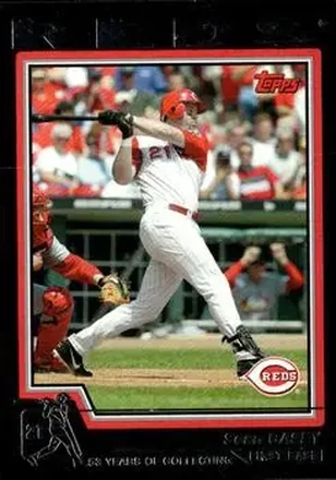 2004 Topps - Black #167 - Sean Casey - Cincinnati Reds