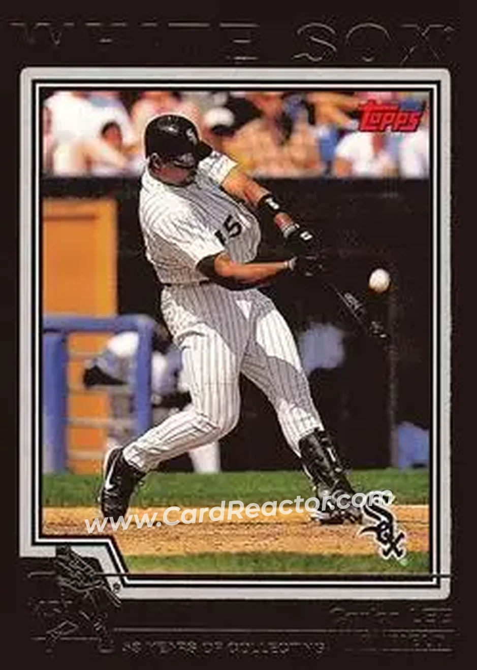 2004 Topps - Black #171 - Carlos Lee - Chicago White Sox - Front