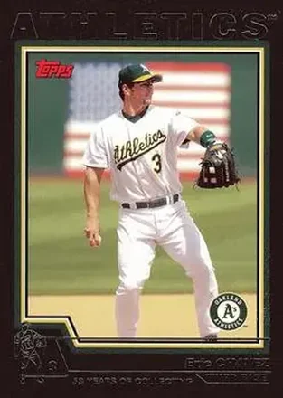 2004 Topps - Black #180 - Eric Chavez - Oakland Athletics