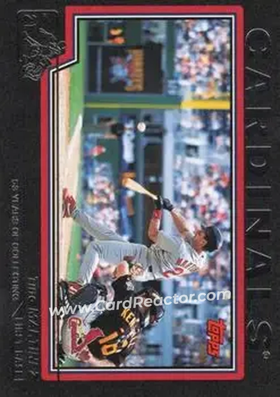 2004 Topps - Black #186 - Tino Martinez - St. Louis Cardinals - Front