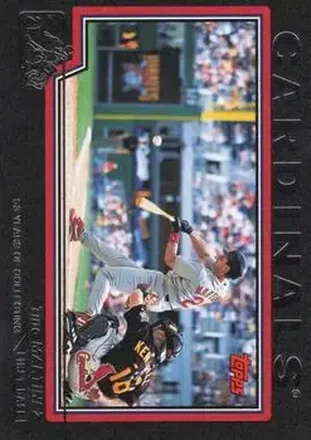 2004 Topps - Black #186 - Tino Martinez - St. Louis Cardinals
